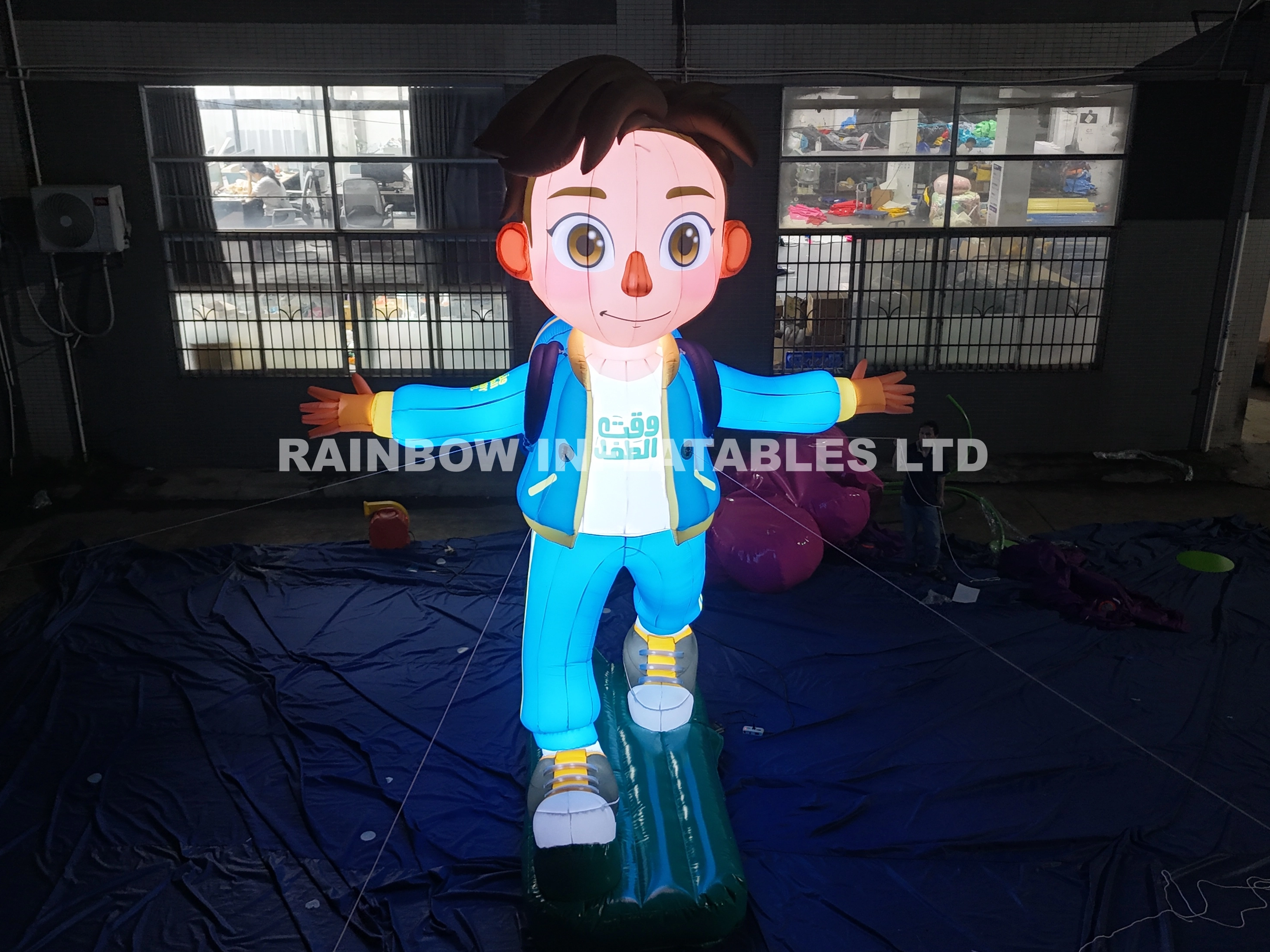 Custom Inflatable Light Up Boy