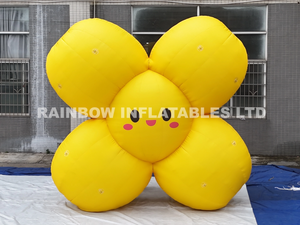 ED Light Up Dancing Blow Up Flower for Outdoor Advertising