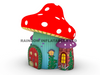 Vibrant Inflatable Mushroom Decorations for Kids' Parties and Playgrounds