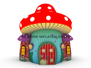 Vibrant Inflatable Mushroom Decorations for Kids' Parties and Playgrounds