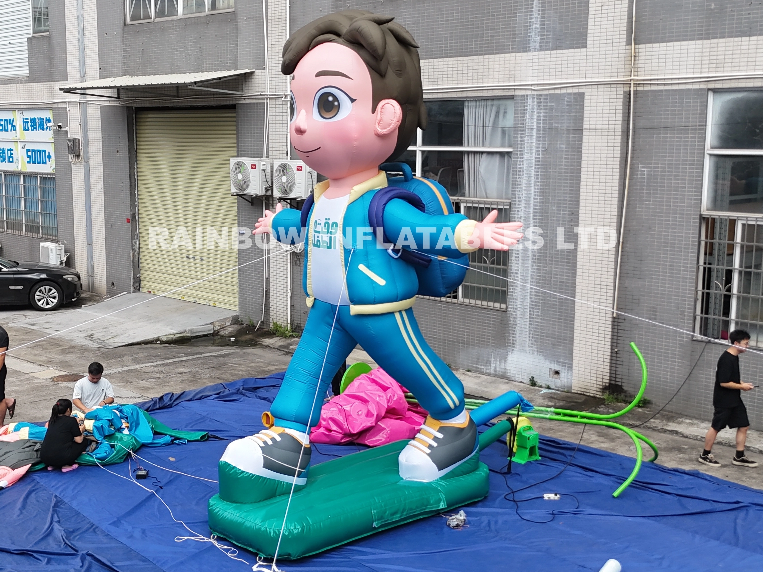 Custom Inflatable Light Up Boy