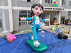 Custom Inflatable Glowing Girl Doll for Party Decoration