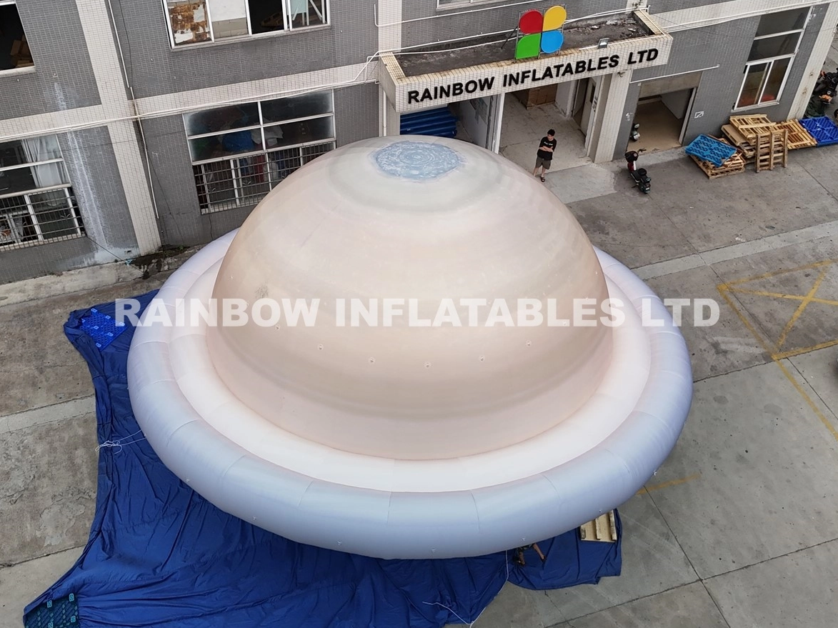 Light-Up Inflatable Saturn Ring Planet