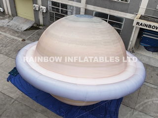 Light-Up Inflatable Saturn Ring Planet