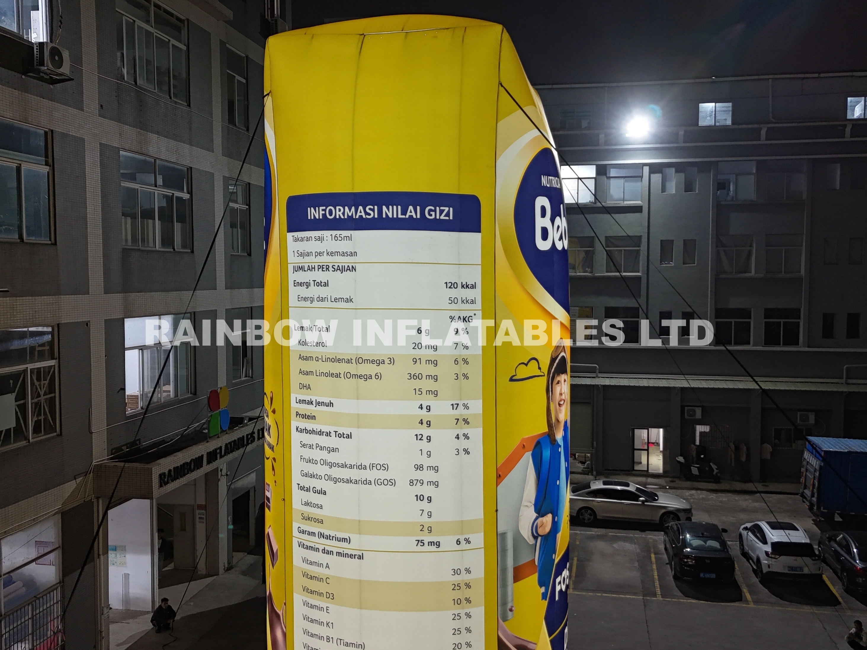 Custom Giant Inflatable Bebelac Milk Box