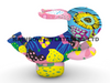Fun and Colorful Graffiti Rabbit for Party Decoration Ideas