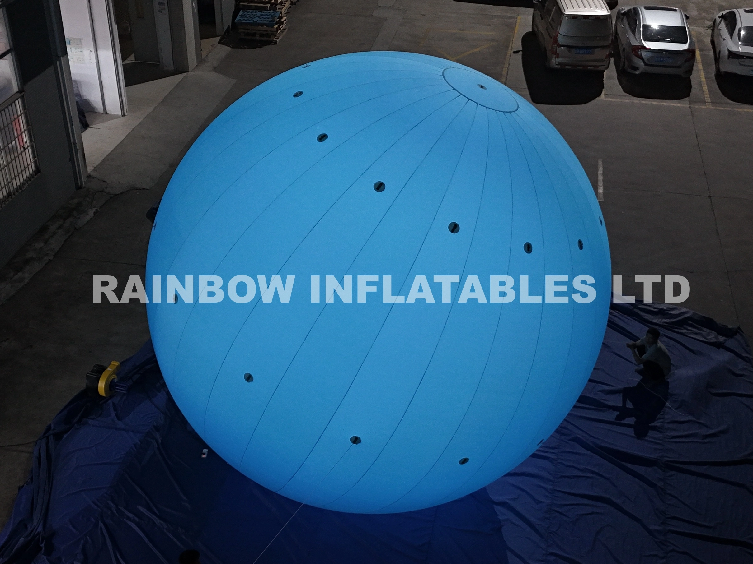 Inflatable Glowing Pluto