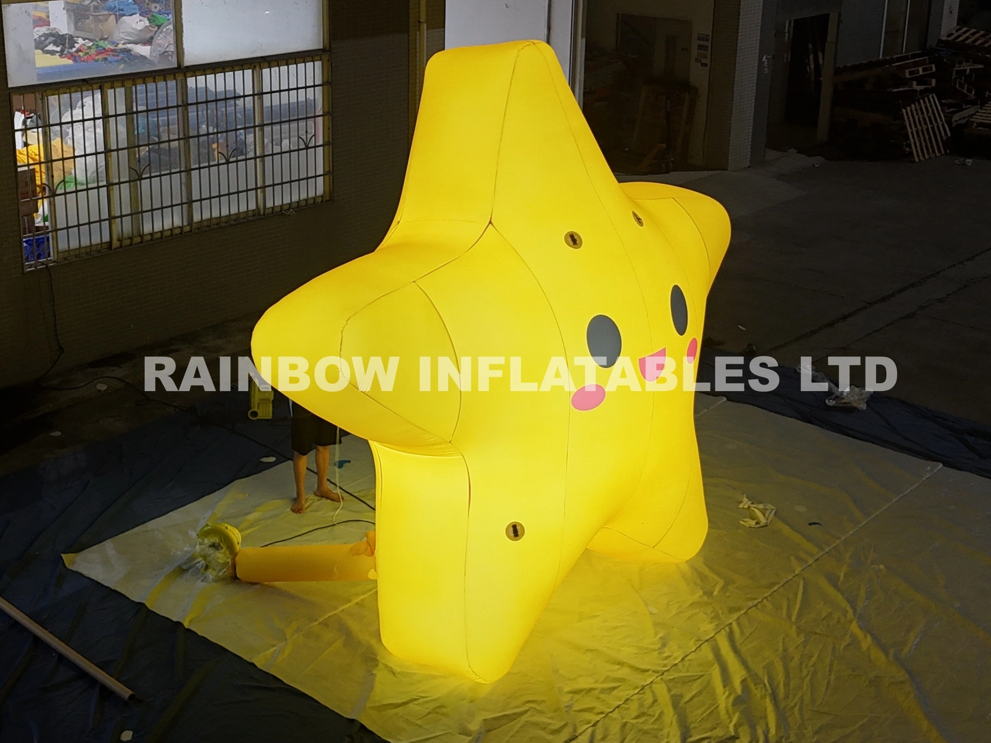 LED Light Up Inflatable Star