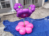 Custom LED Inflatable Flower Art Decoration