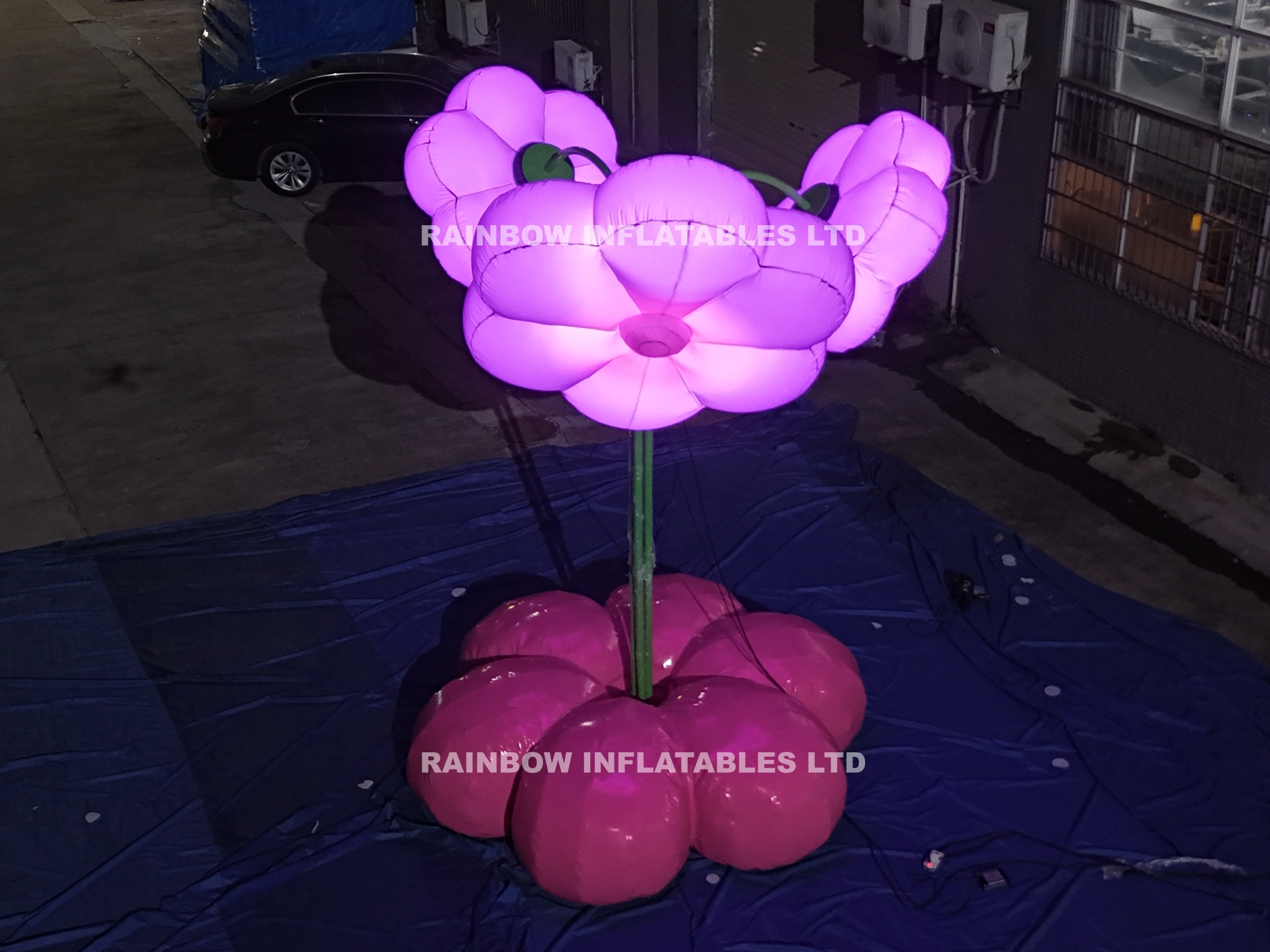 Custom LED Inflatable Flower Art Decoration