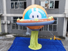 Fun Inflatable UFO Spaceship with Adorable Bunny Design for Kids