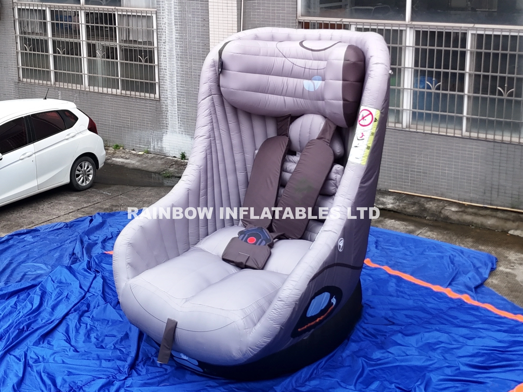 Realistic Inflatable Baby Car Seat Toy for Safe Adventures