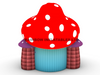 Vibrant Inflatable Mushroom Decorations for Kids' Parties and Playgrounds