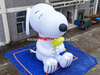 Large Custom LED Inflatable Snoopy and Woodstock for Outdoor Night Advertising