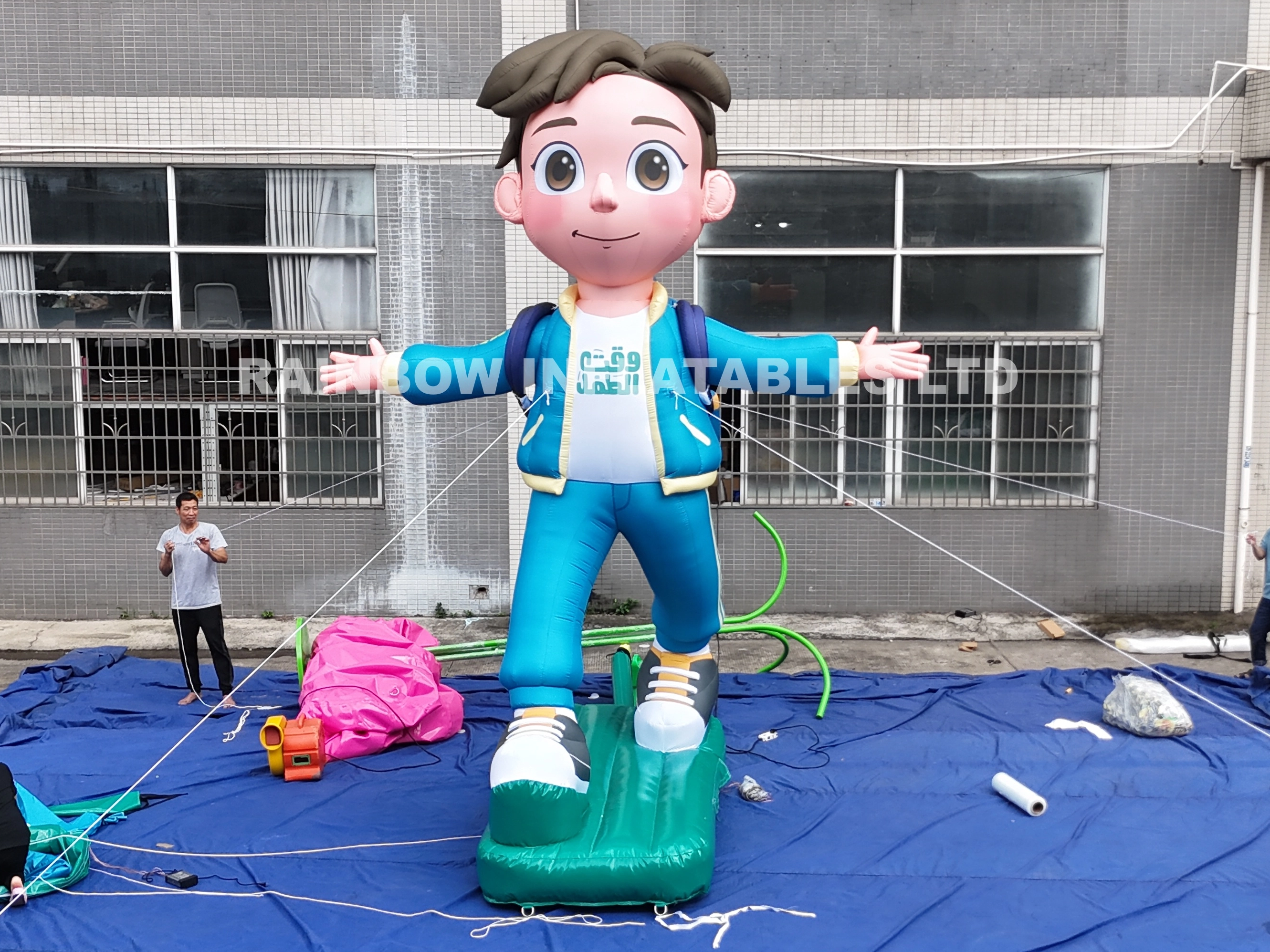 Custom Inflatable Light Up Boy