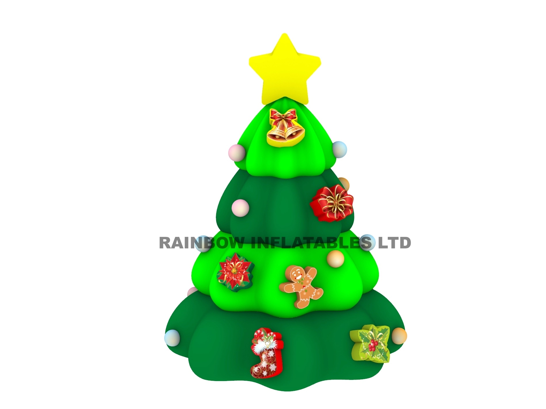 Wholesale 9.8ft Inflatable Holiday Christmas Tree for Outdoor Use
