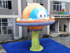 Fun Inflatable UFO Spaceship with Adorable Bunny Design for Kids