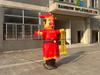 Commercial Grade Oxford Fabric Inflatable God of Wealth Mascot with Blower for Event Promotions