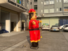 Commercial Grade Oxford Fabric Inflatable God of Wealth Mascot with Blower for Event Promotions