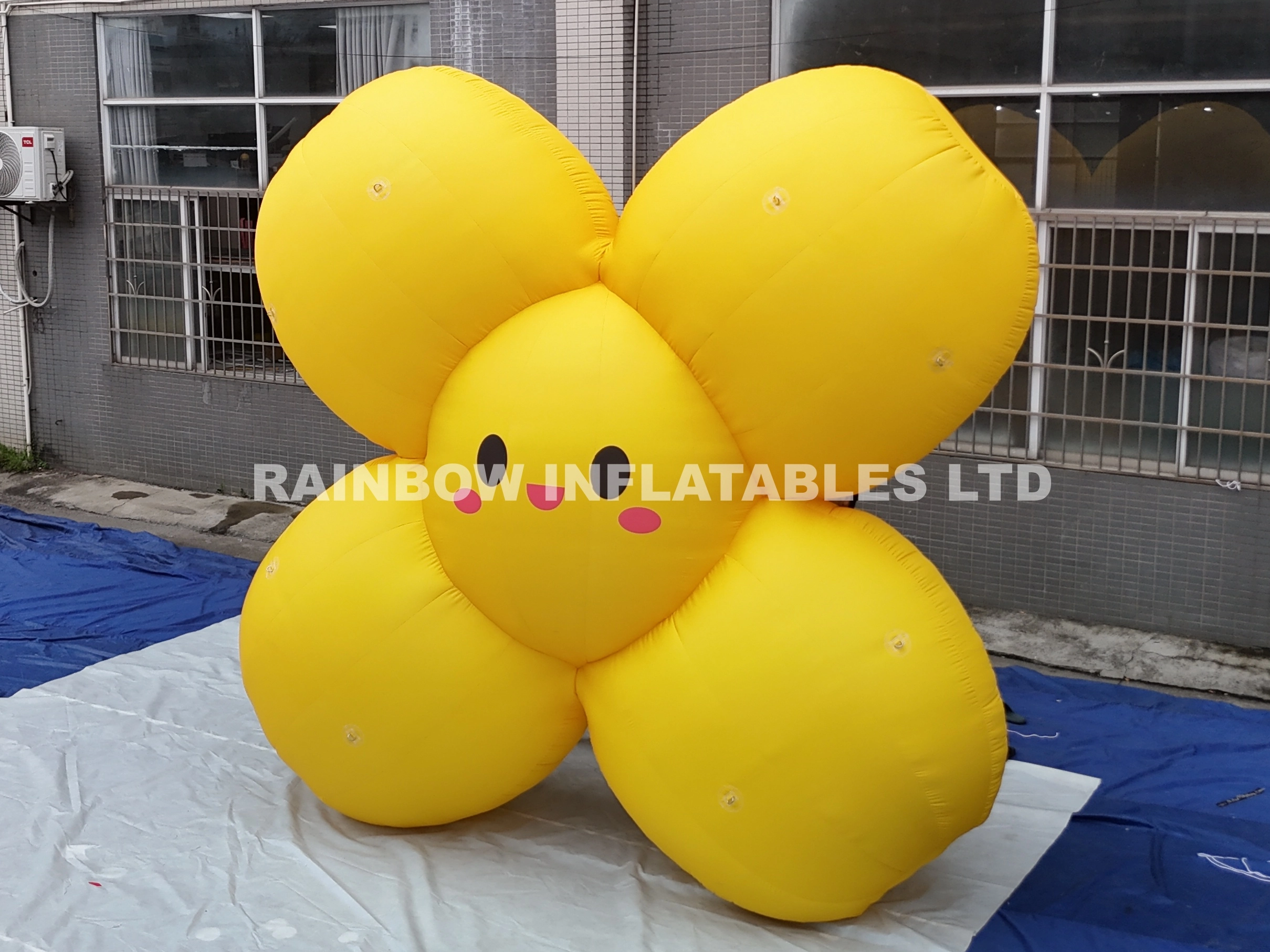 ED Light Up Dancing Blow Up Flower for Outdoor Advertising