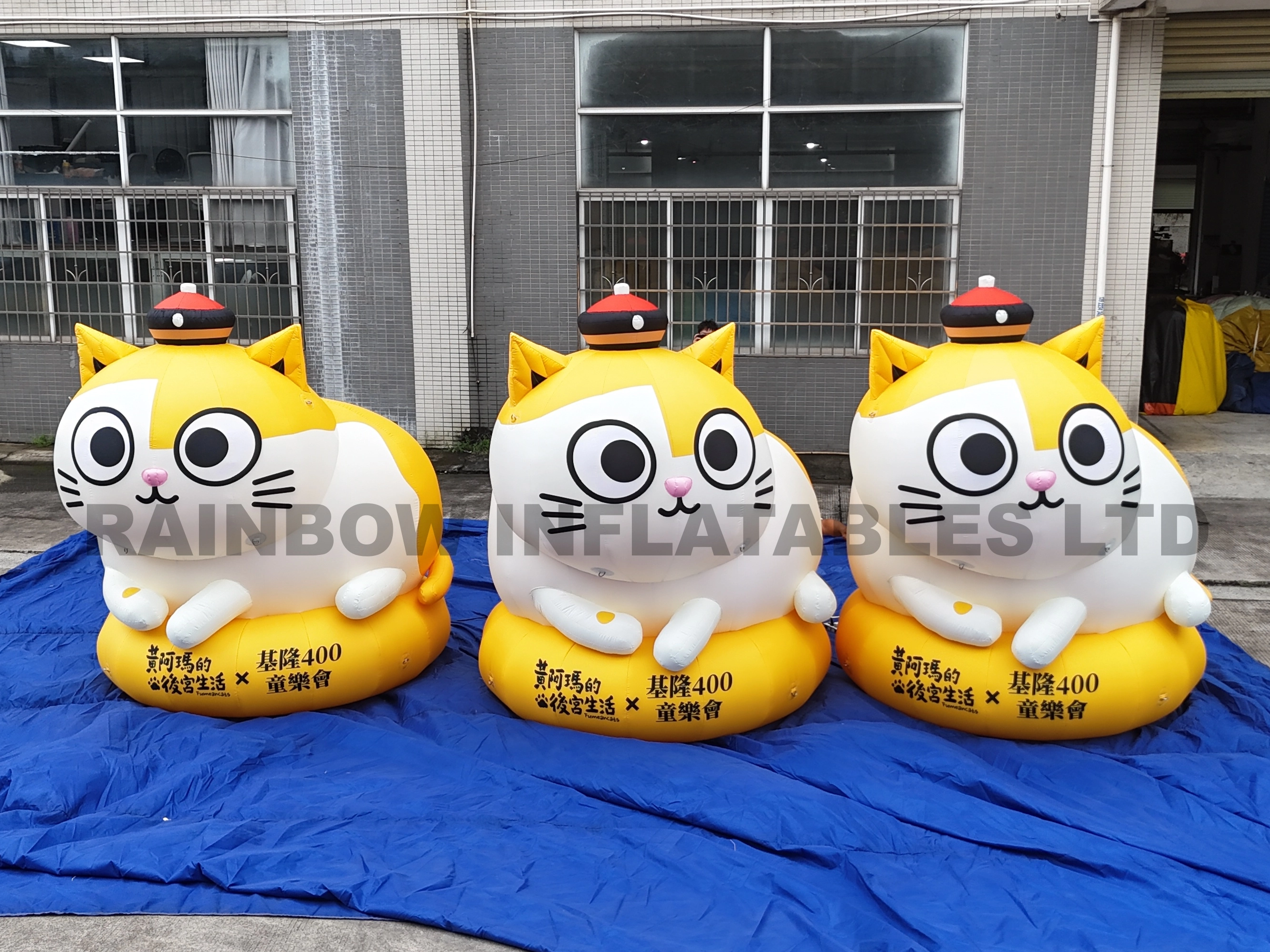 Fun and Friendly Inflatable Cat Costume for Parties and Celebrations