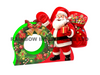 Large red sack filled with candies/lollipops