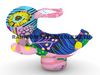 Fun and Colorful Graffiti Rabbit for Party Decoration Ideas