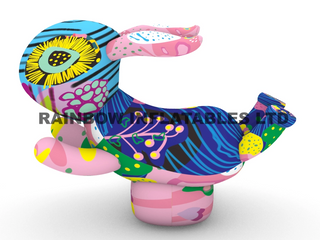 Fun and Colorful Graffiti Rabbit for Party Decoration Ideas