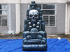 Custom Large Inflatable RIP Gravestone with Skulls for Outdoor Event Decor