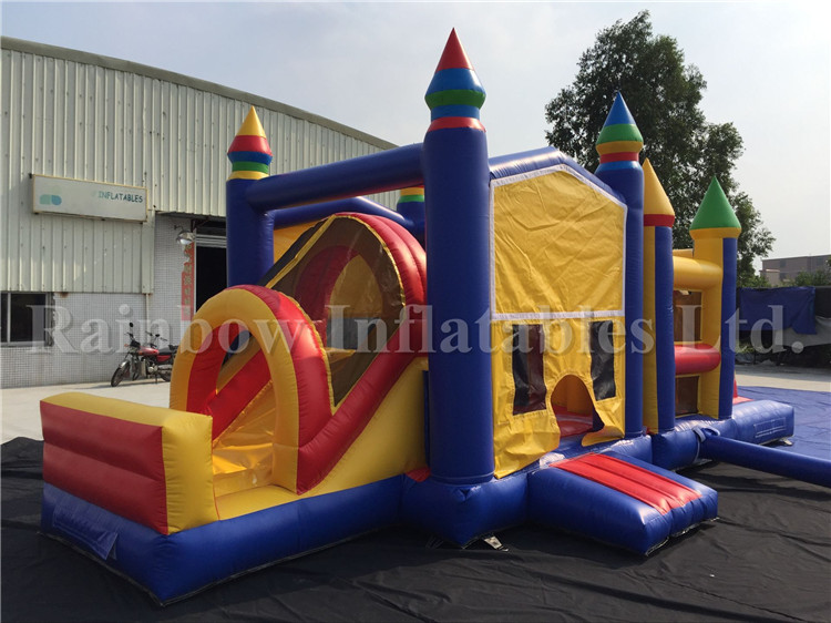 RB5054-1（8x4m） Inflatable Colorful Truck Obstacle Course/Simple Design Inflatable Obstacle For Sale